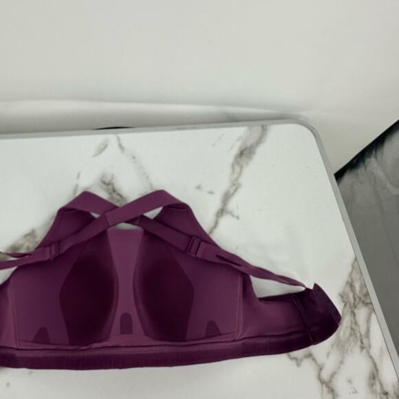 Lululemon Air Support Bra Womens Solid Purple Crossback Adjustable 36DD - Picture 5 of 8